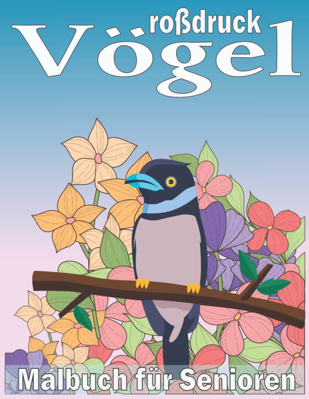Roßdruck Vögel Malbuch Für Senioren: Große LeichtUnd Einfache Vögel Färbung Seite Für Entspannende Und Stressabbau,Geschenkideen Für ... Vögel Muster Designs Für Männer Und Frauen Mathematics
