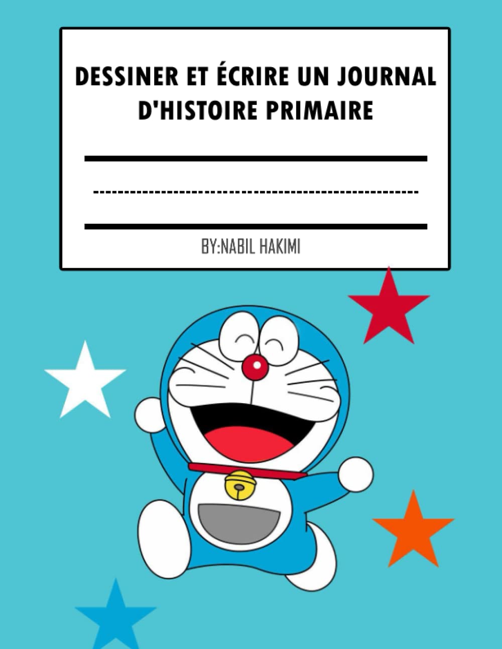 Dessiner et écrire un journal d'histoire primaire: De la maternelle à la 2e année : livre de composition primaire demi-page ligne médiane pointillée ... enfance à ... Journal pour écrire et dessiner book