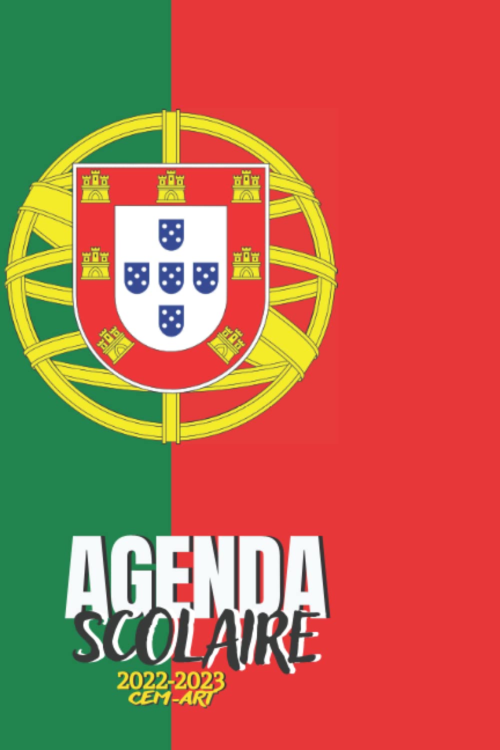 AGENDA: année scolaire 2022 2023, couverture PORTUGAL, pour garçon et fille, collège, lycée et étudiant. Foreign Languages ​​& Dictionaries