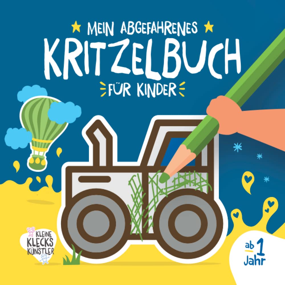 Mein abgefahrenes Kritzelbuch für Kinder ab 1 Jahr: Ein erstes Malbuch mit 41 kindgerechten Fahrzeugen und Flugzeugen zum kreativen Ausmalen. (Mein Kritzelbuch ab 1 Jahr, Band 3) Hobbies & Crafts