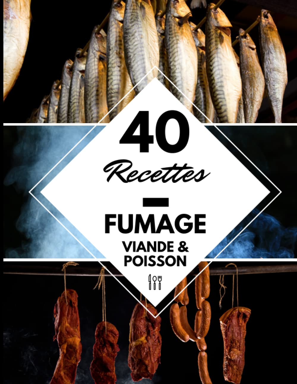 40 Recettes fumoir viande et poisson: Un livre de recette de fumoir à froid et à chaud Cooking & Enjoying