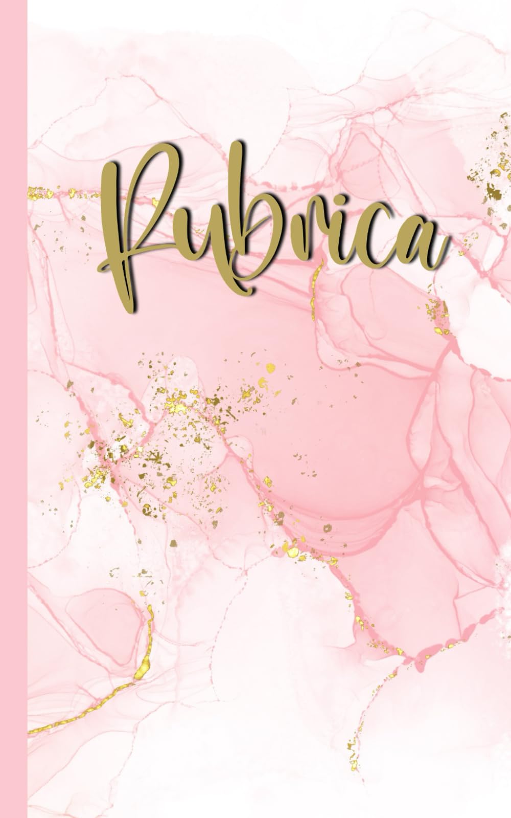 Rubrica Alfabetica Tascabile: Mini Agenda con Indice A-Z per Custodire Contatti, Numeri di Telefono, Indirizzi Email e Password – Fantasia Marmo Rosa book