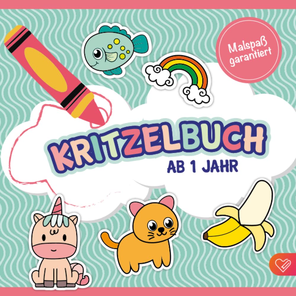 Kritzelbuch ab 1 Jahr: Das Malbuch für die ersten Kunstwerke zum Kritzeln und Ausmalen für Kleinkinder ab 1 Jahr. Mit über 50 liebevoll gestalteten ... zur Förderung der Feinmotorik und Kreativität book