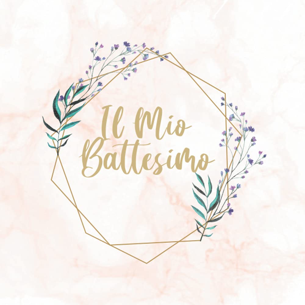 Il Mio Battesimo Libro degli Ospiti: per Bambino o Bambina e Genitori. Guest book. Idea Regalo Battesimo. Album, pagine per congratulazioni e auguri. Ricordo, accessorio e decorazione. Blu Elefantino Books