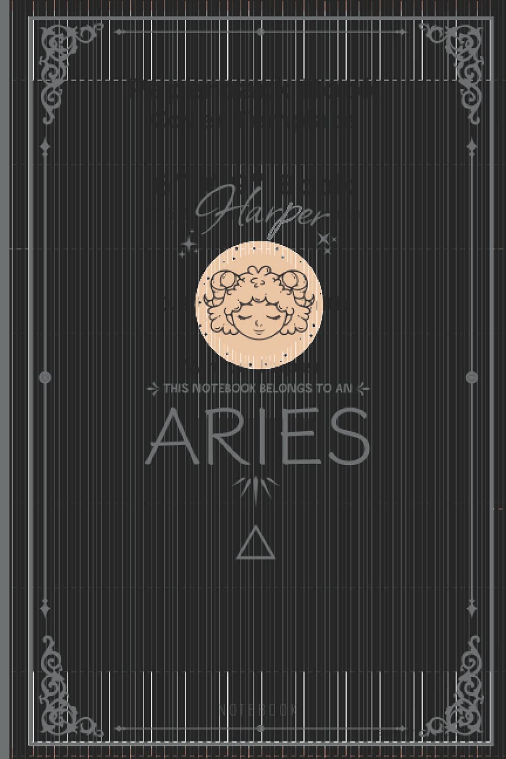 Zodiac Astrology Notebook Aries: Harper personalized Gifts, Lined Notebook, Size 6×9 Inshes Religion & Esotericism