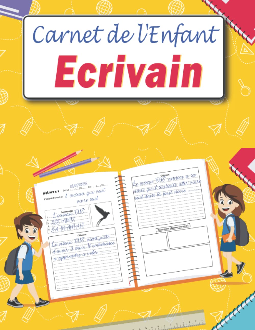 Carnet de l'Enfant Ecrivain: Livre à remplir avec tes propres 50 histoires courtes | Ages 7 à 12 ans book