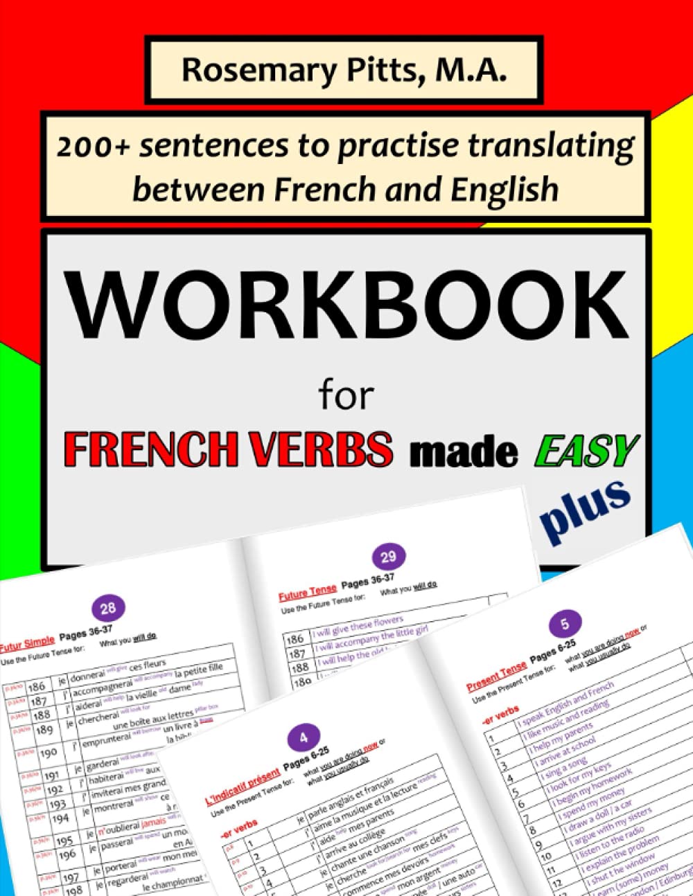WORKBOOK for "French Verbs made Easy PLUS" (French Verbs Made Easy books by Rosemary Pitts, Band 3) Foreign Languages ​​& Dictionaries