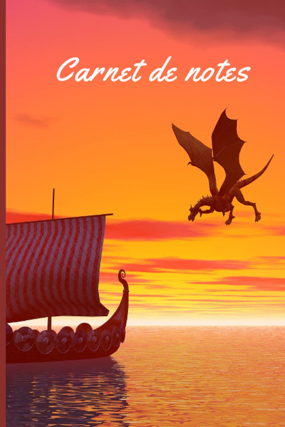 Carnet Dragon: Cahier de brouillon petit format pas cher 100 pages lignées Couverture souple Pour les amoureux des Animaux Ecole College Etudiant ... Cadeau anniversaire original Femme homme book