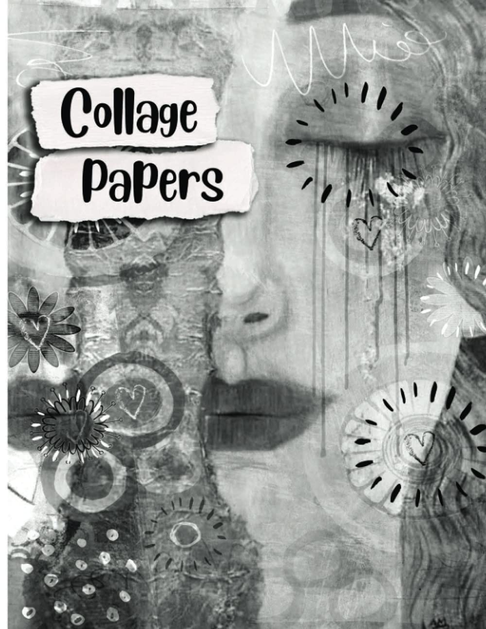 Collage Papers: 50 Original Black & White Collage Paper Samples For Arts & Crafts (Shades of Grey Series) Film, Art & Culture