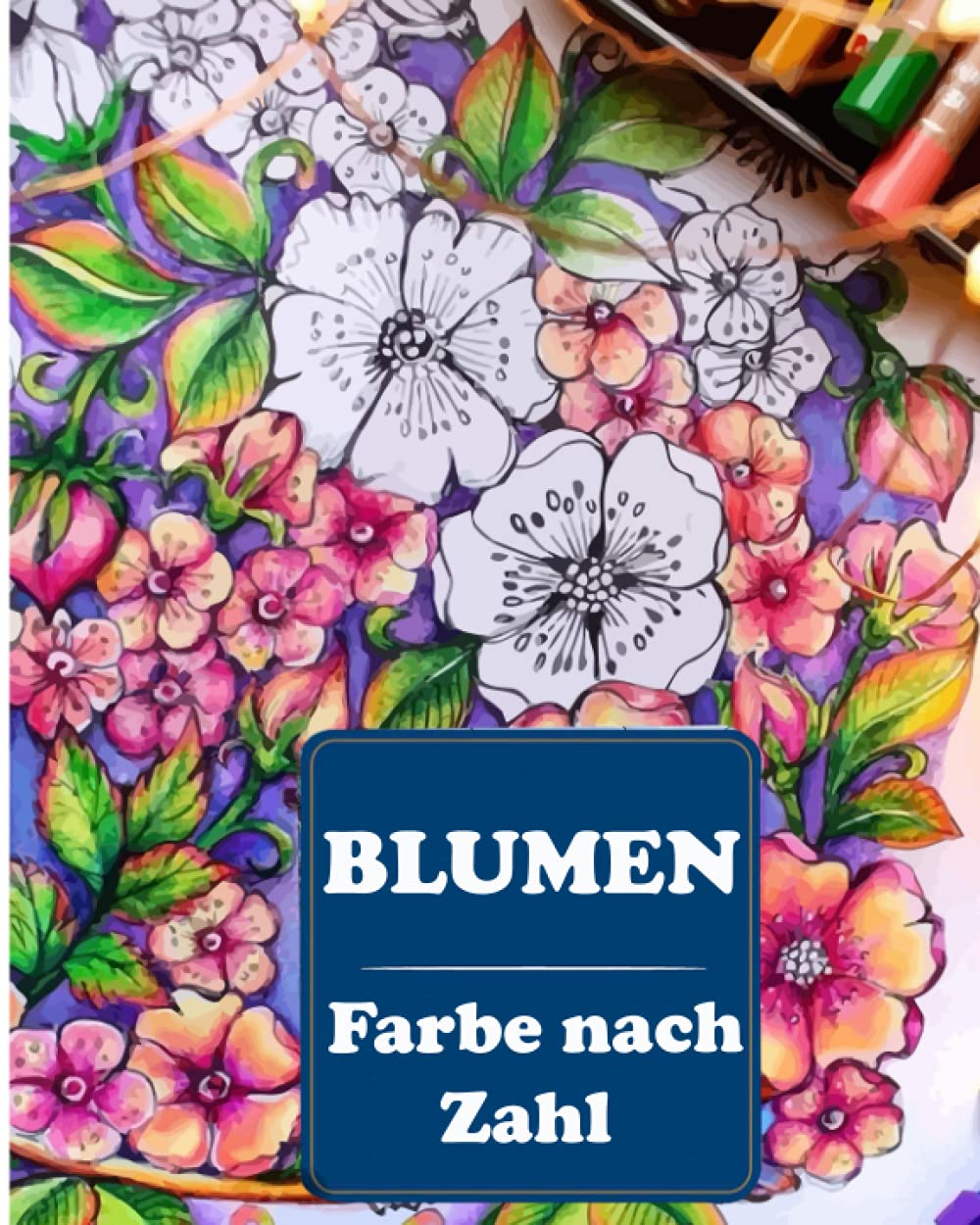 BLUMEN Farbe nach Zahl: Male die Zahlen aus und sieh dir die Bilder an! Architecture