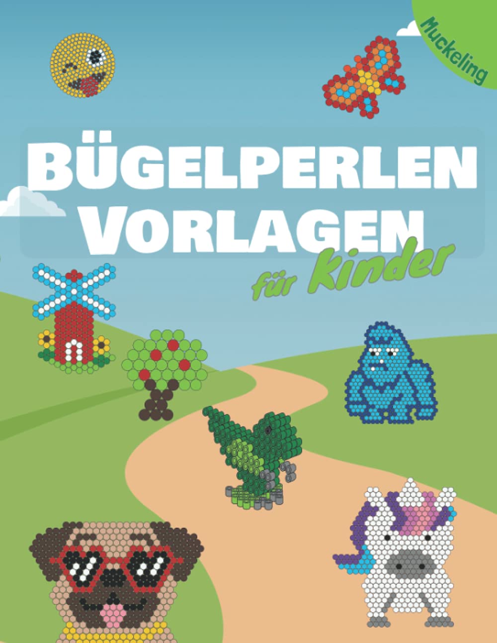 Bügelperlen Vorlagen für Kinder: Vorlagenbuch für Jungs und Mädchen mit Tieren, Emojis, Fahrzeugen und 3D-Figuren Tiptoi & Games