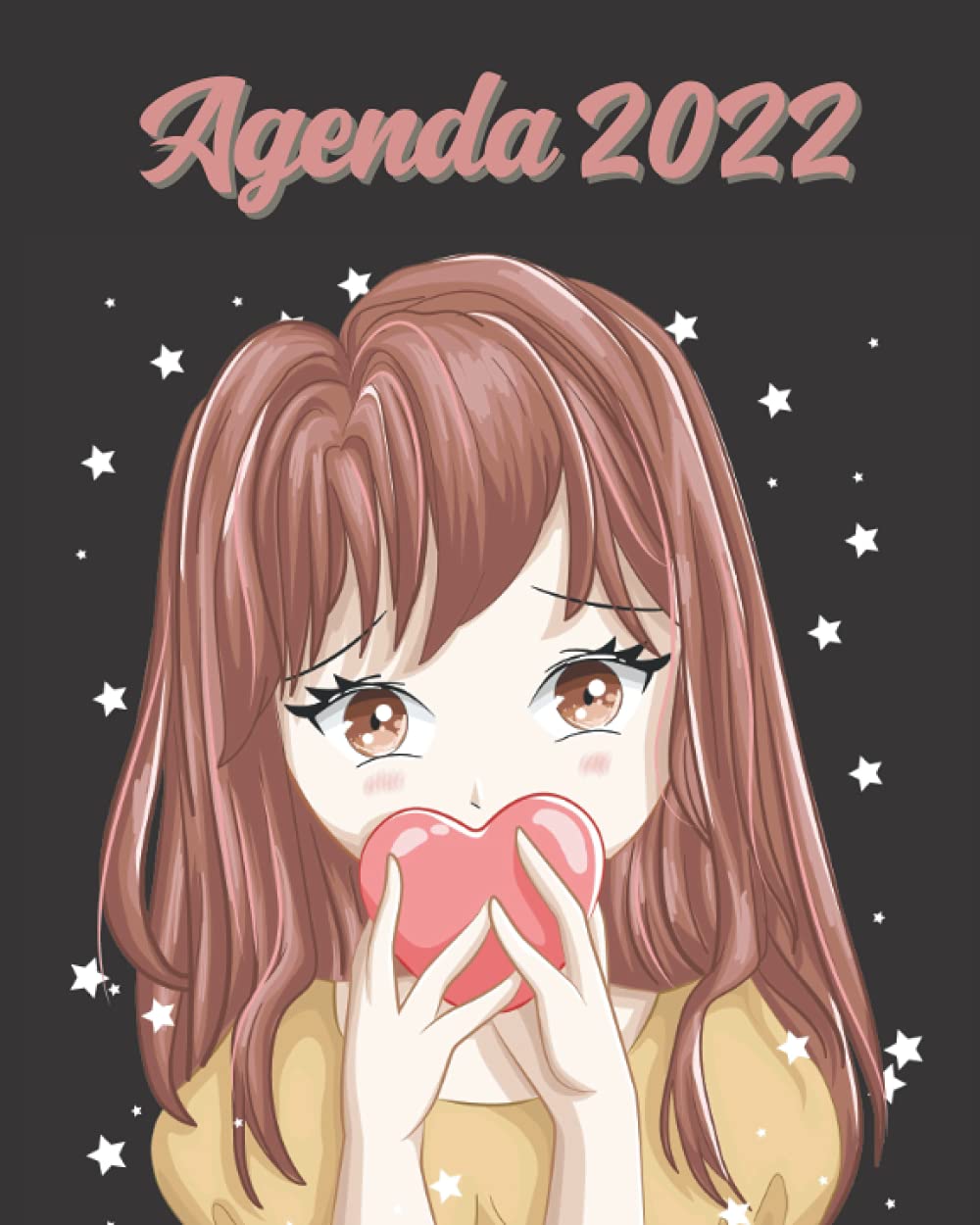 Agenda 2022 Manga fille: Planner Hebdomadaire de début Janvier 2022 à fin Décembre 2022 - pour professionnels ou étudiants book