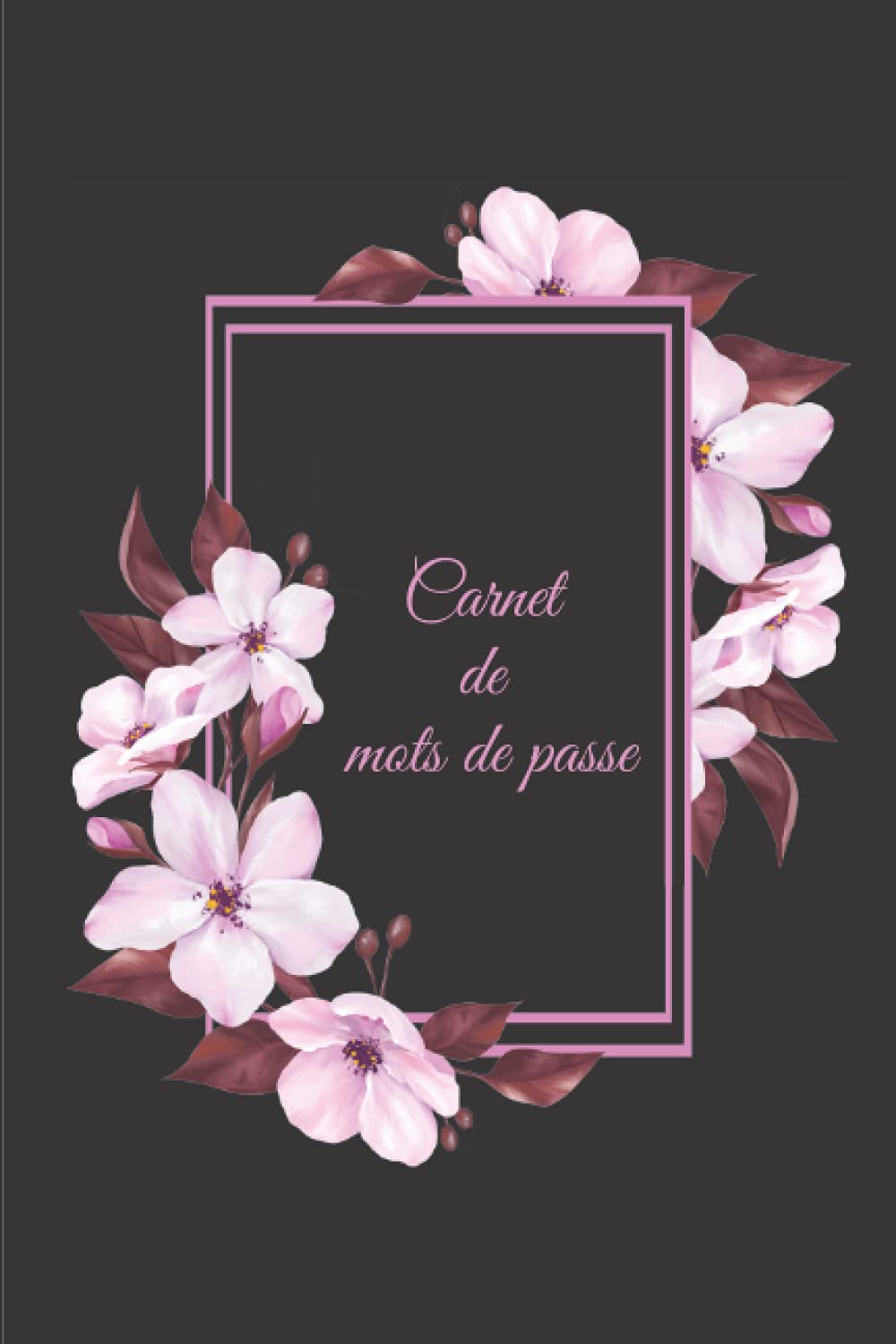 Carnet de mots de passe: Répertoire alphabétique de sites internet pour les mots de passe. Format 6 x 9 po, 165 pages book