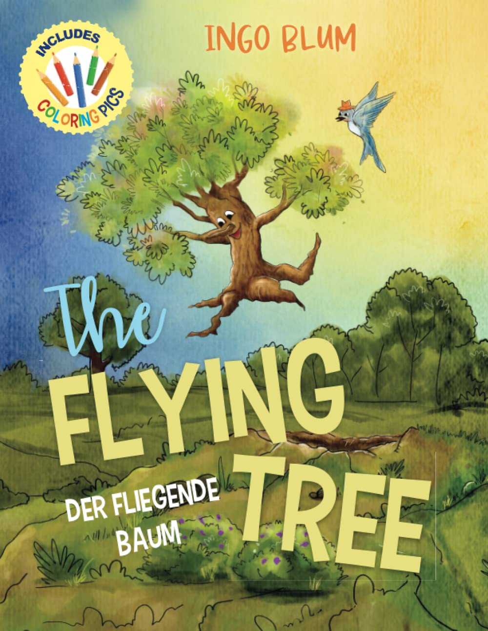 The Flying Tree - Der fliegende Baum: Bilingual Children's Picture Book English-German (Kids Learn German, Band 2) Foreign Languages ​​& Dictionaries
