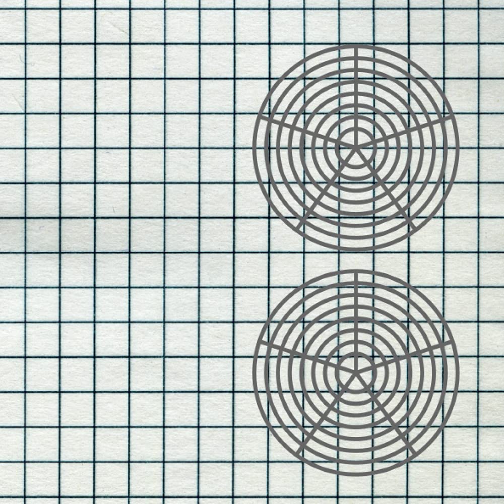 Papier millimétré de coordonnées polaires : Cahier à grille Circulaire ( 8,25 x 8,25) ( 20.96 x 20.96 cm ): Conçu pour les enseignants, les étudiants, les mathématiciens… 120 Pages. book