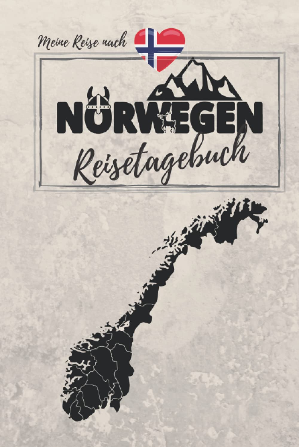 Meine Reise nach NORWEGEN | REISETAGEBUCH: Tagebuch zum Ausfüllen, Eintragen & Selberschreiben | ca. A5 (15,24 x 22,86 cm) | Hardcover-Variante Travel Books
