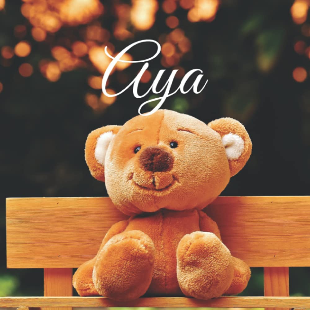Aya: Souvenirs de naissance - album à compléter et personnaliser avec vos photos - format 21X21 book