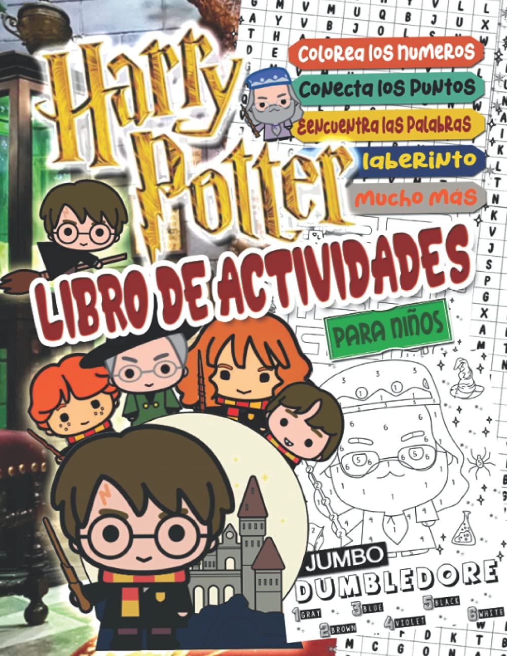 H́arry Ṕotter Libro De Actividades: Libro de actividades H́arry Ṕotter Para Niños De 9 A 12 Años: Libro No Oficial Con Colorea, Colorea Los Numeros, Conecta Los Puntos, Laberinto, Mucho Más Action & Adventure
