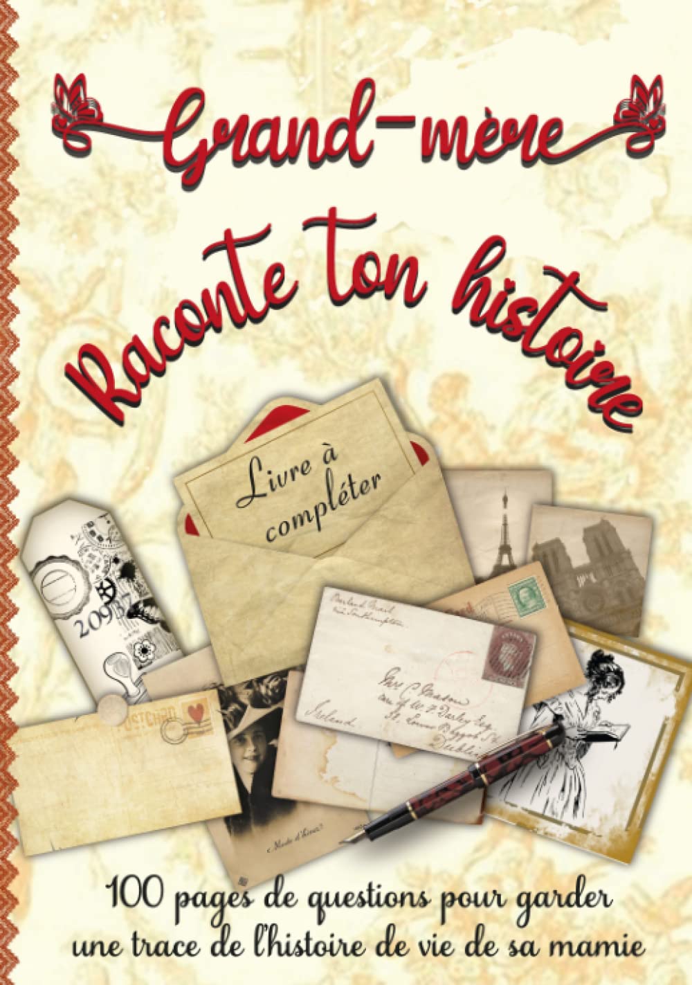 Grand Mère Raconte Ton Histoire: Mamie Raconte Nous Ta Vie … Livre à Compléter Qui Aide à Combler Cette Attente Des Petits Enfants | Cadeau ... à Sa Grand-Mère | 100 Pages Design Retro Social Sciences