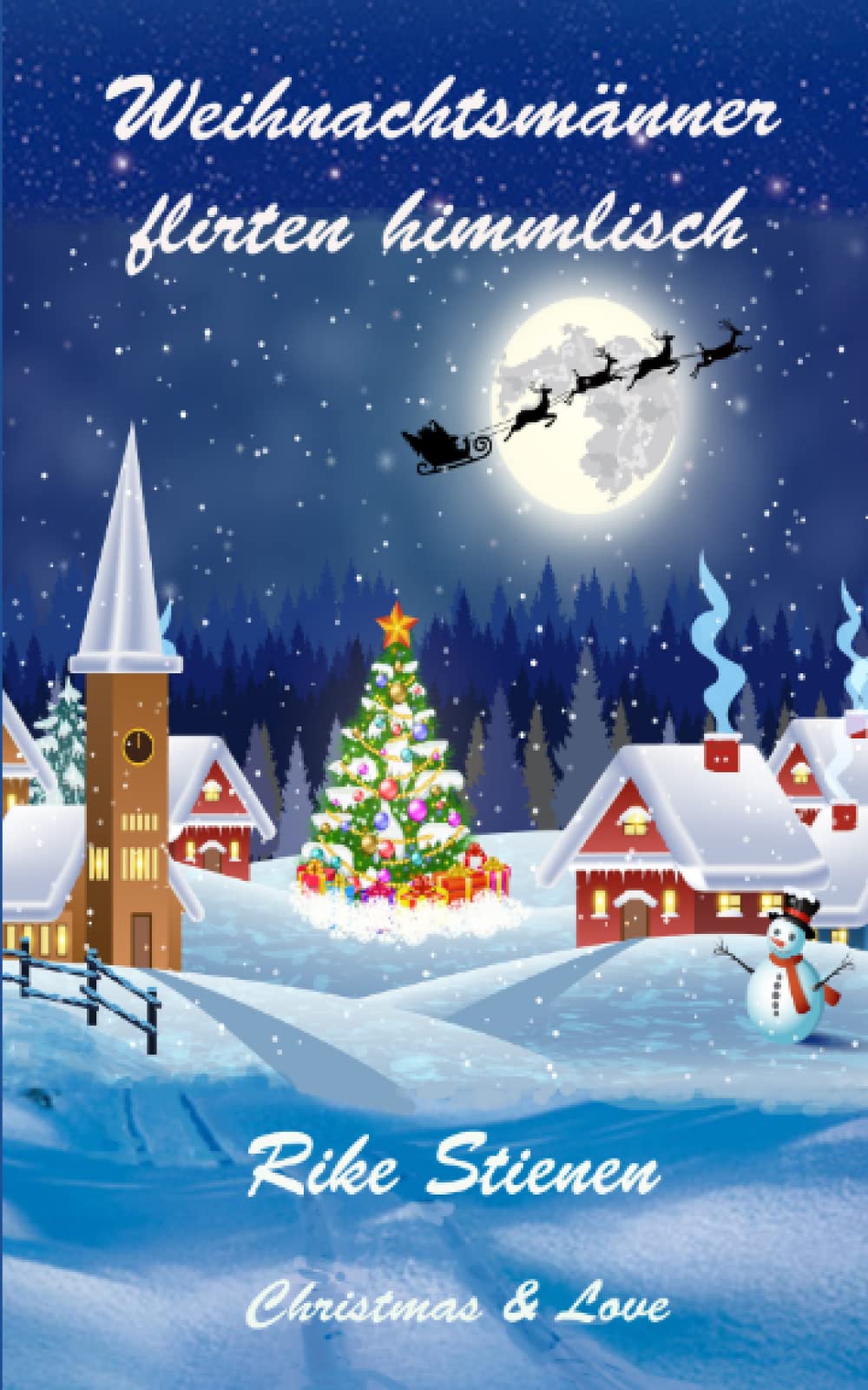Weihnachtsmänner flirten himmlisch: Christmas & Love Humour & Satire