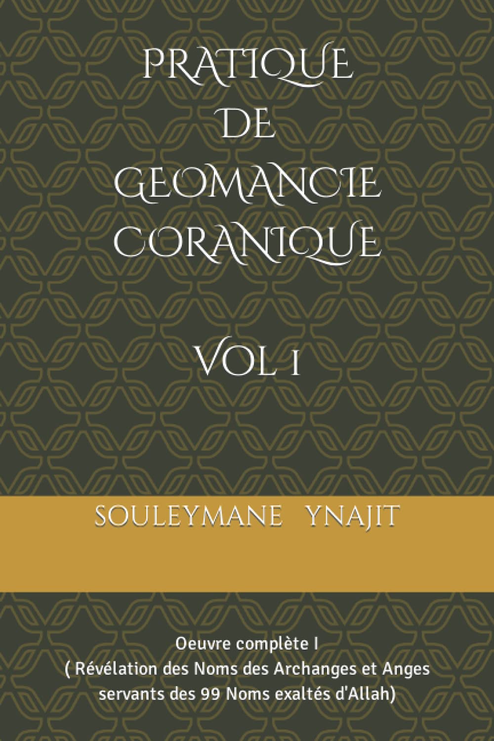 PRATIQUE DE GEOMANCIE CORANIQUE Vol 1: Oeuvre complète I ( Révélation des Noms des Archanges et Anges servants des 99 Noms exaltés d'Allah) Books