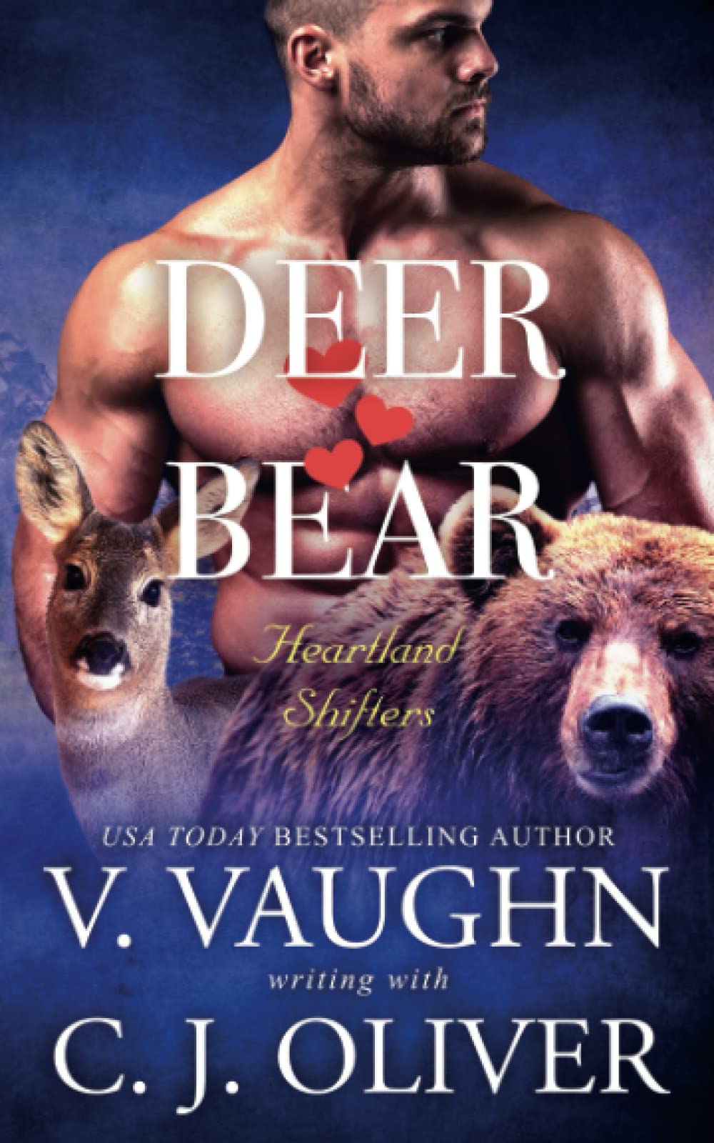 Deer Hearts Bear: True Mate Love Romance (Heartland Shifters, Band 6) Contemporary literature