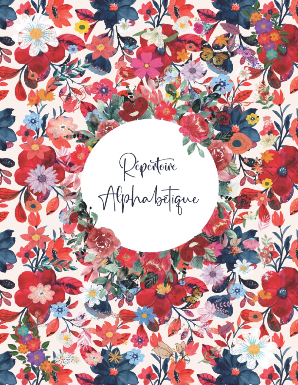 Répertoire Alphabétique: 160 pages avec des repères pour chaque lettres | Grand Format A4 book