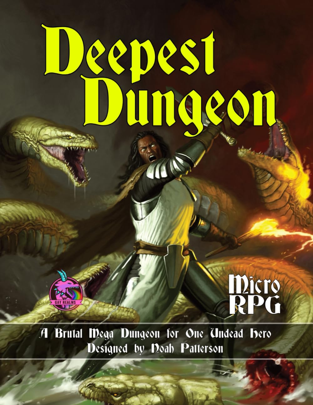 Deepest Dungeon: A Brutal Mega Dungeon for One Undead Hero (Micro RPG Mega Dungeons) Leisure & Fun