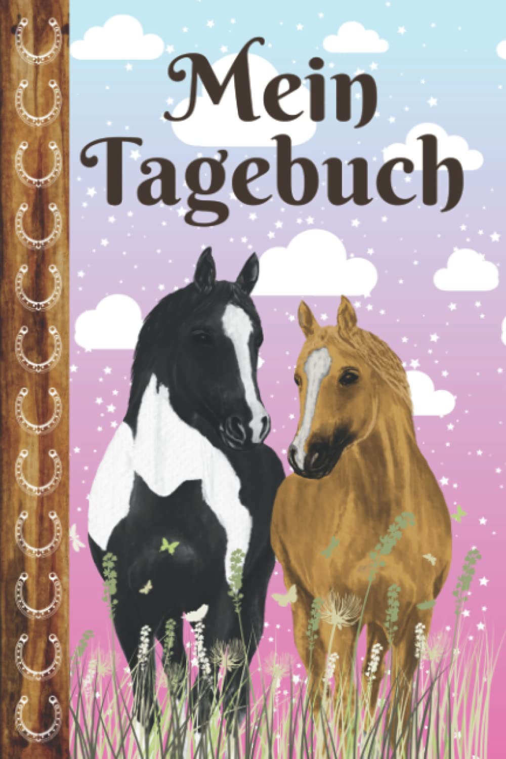 Mein Tagebuch: Pferde Tagebuch für Mädchen zum Ausfüllen| DIN A5| 120 Seiten: Pferdefreunde Tagebuch Aktivitätsbuch und Dankbarkeits-Tagebuch für Mädchen Lifestyle