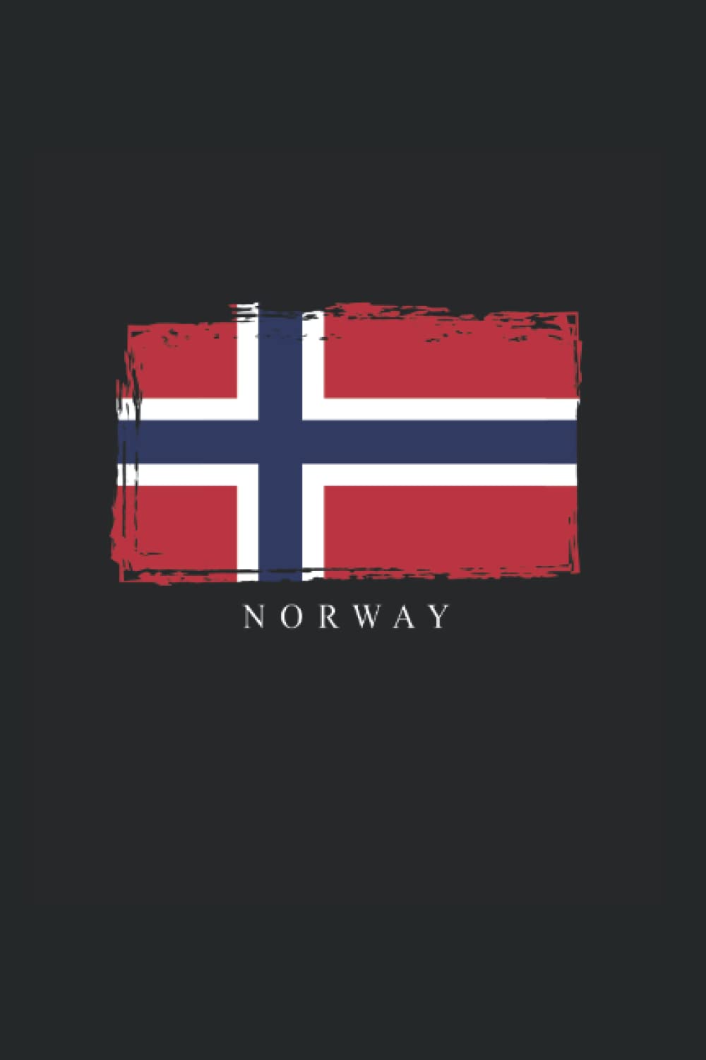 Norway: Ruled Carnet de notes drapeau Agenda Norvège Idée cadeau Norvège book