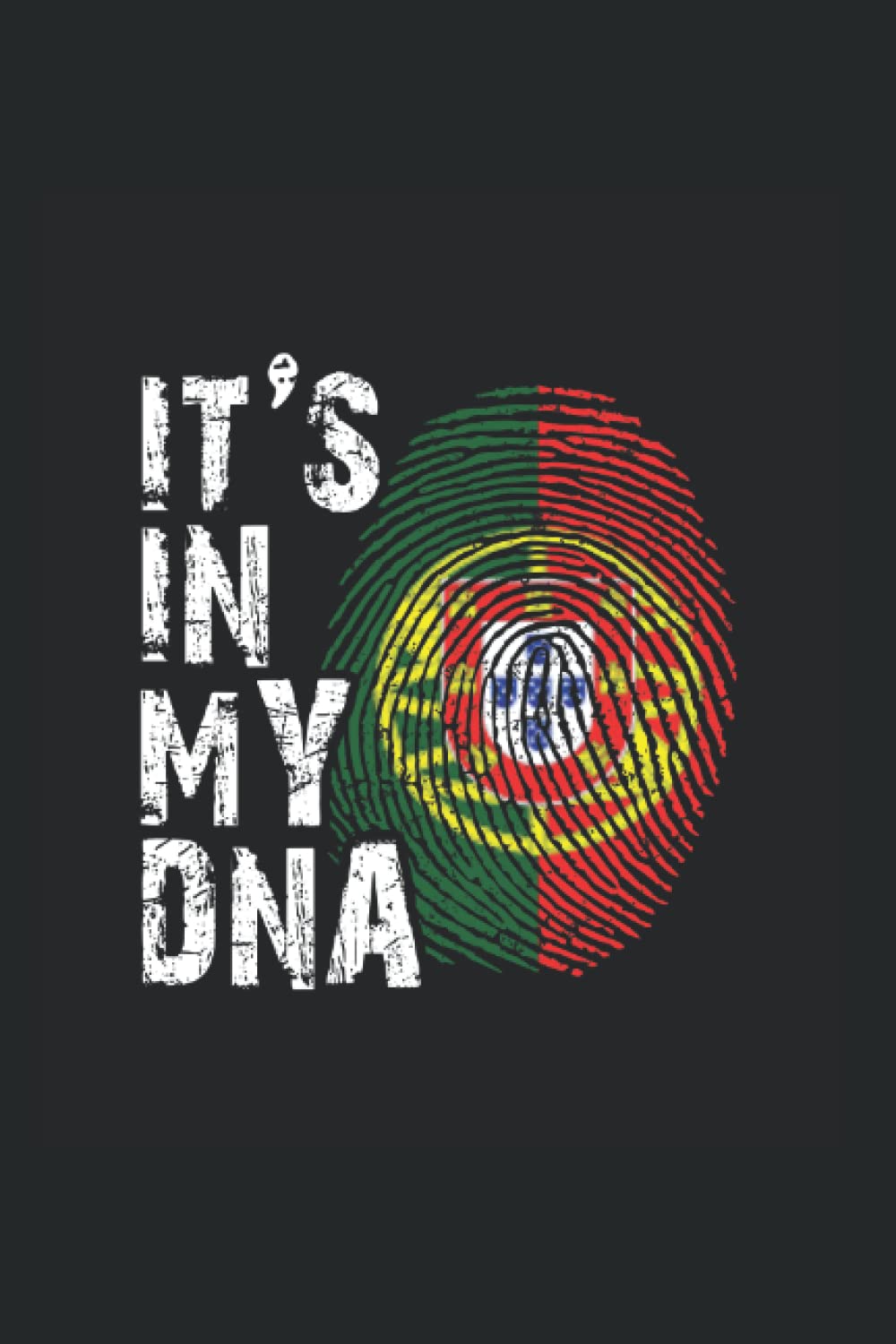 It's in my DNA: Ruled Carnet de notes portugais Agenda Portugal Idée cadeau Portugal book
