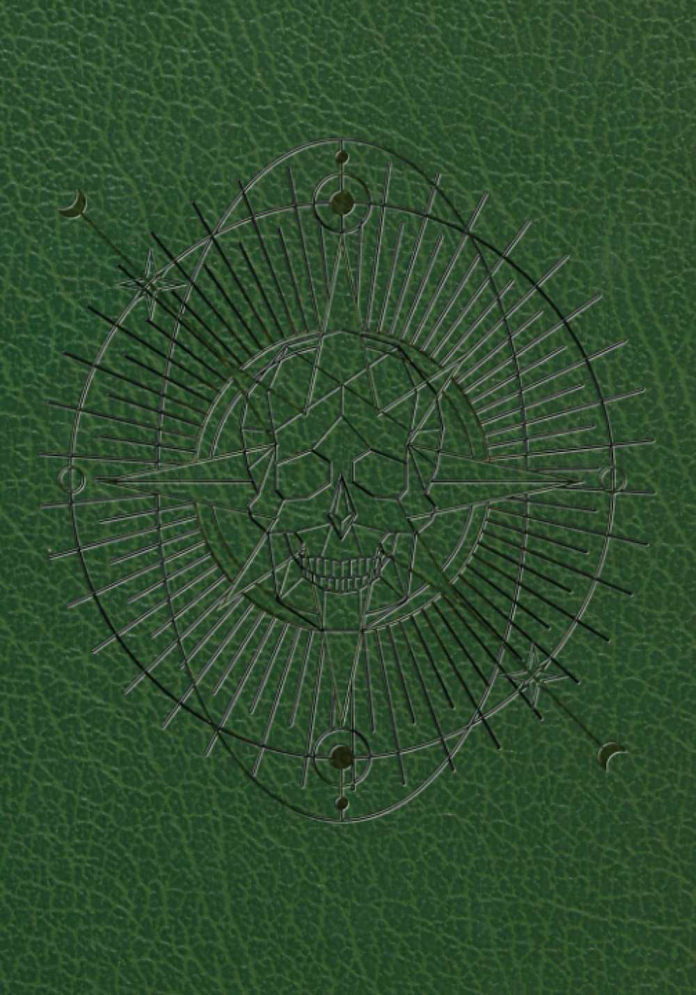 Livre des ombres: Grimoire de Magie Blanche Rouge, et Noire à remplir soi-même. Parfait pour noter ses sorts, rituels, incantations, interprétations ... ou confirmés. Accessoire Wicca. Cuir Vert book