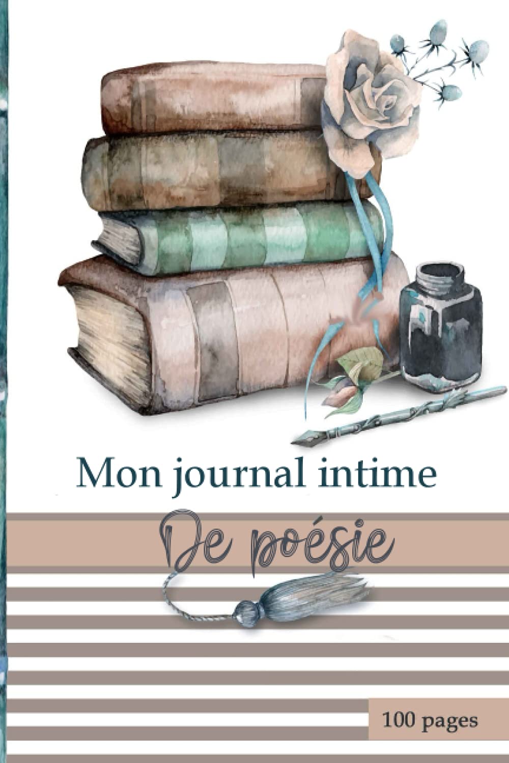 Mon journal intime de poésie: carnet pour les âmes poètes | 50 poésies à écrire et à illustrer | recueil pour adultes et enfants passionnés de littérature et d'écriture Psychology