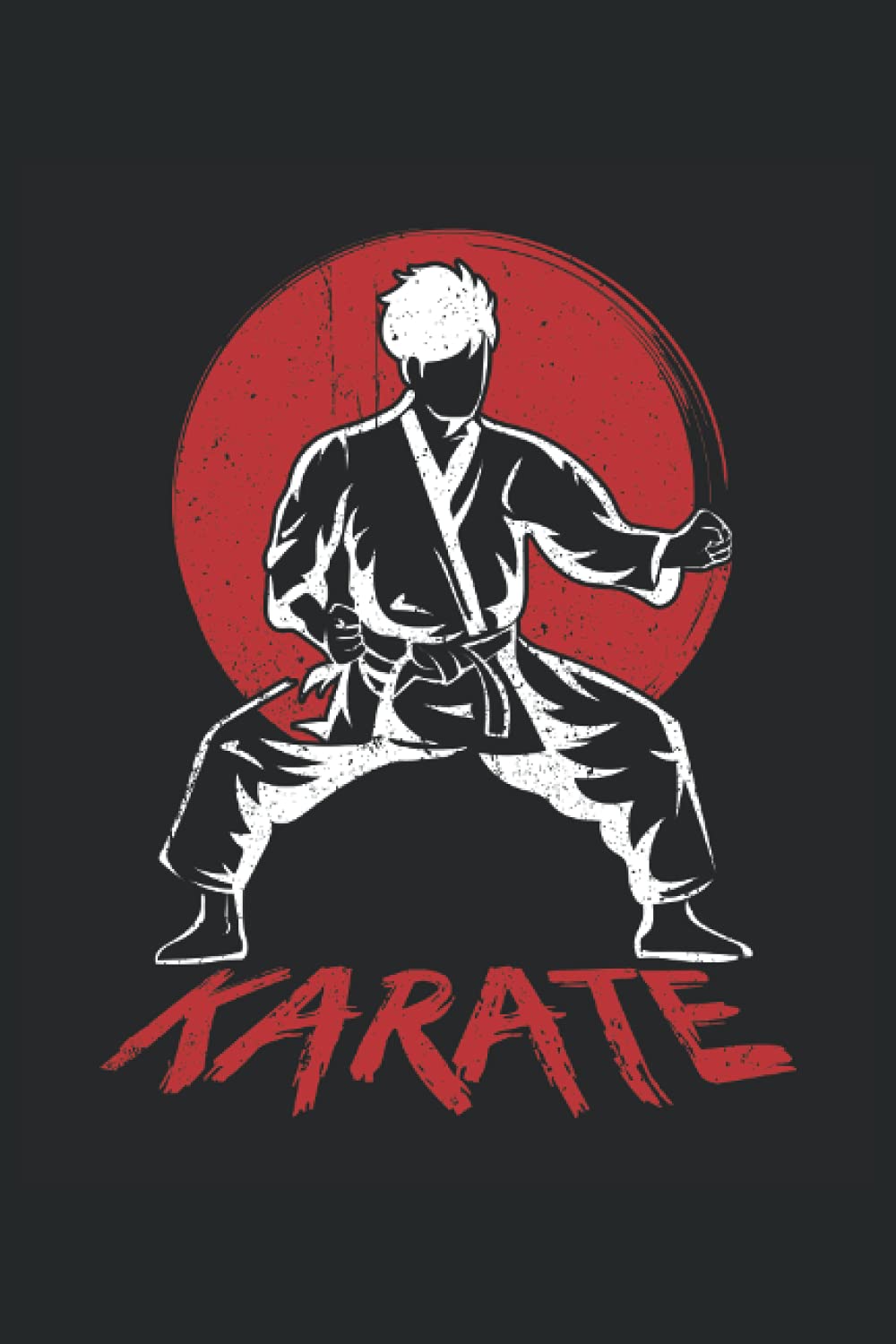 Notizbuch: Karate Kämpfer: Notizbuch mit attraktivem Design zum Aufschreiben Ihrer Notizen auf handlichem 6x9 College Ruled Line Paper. Books