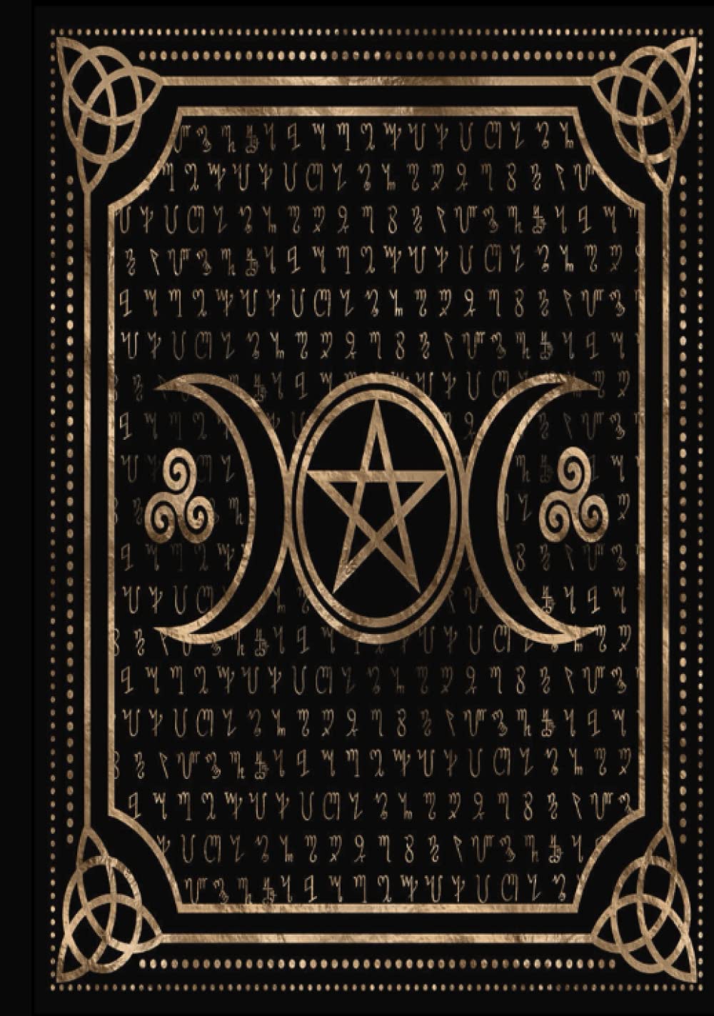 Livre Des Ombres: Grimoire de Magie Vièrge | 150 pages Pointillé Parfait pour Ecrire et Dessiner | Noter Vos Rituels, Invocations, Sabbats, Retour ... Débutants ou Confirmés | Couverture Rigide book
