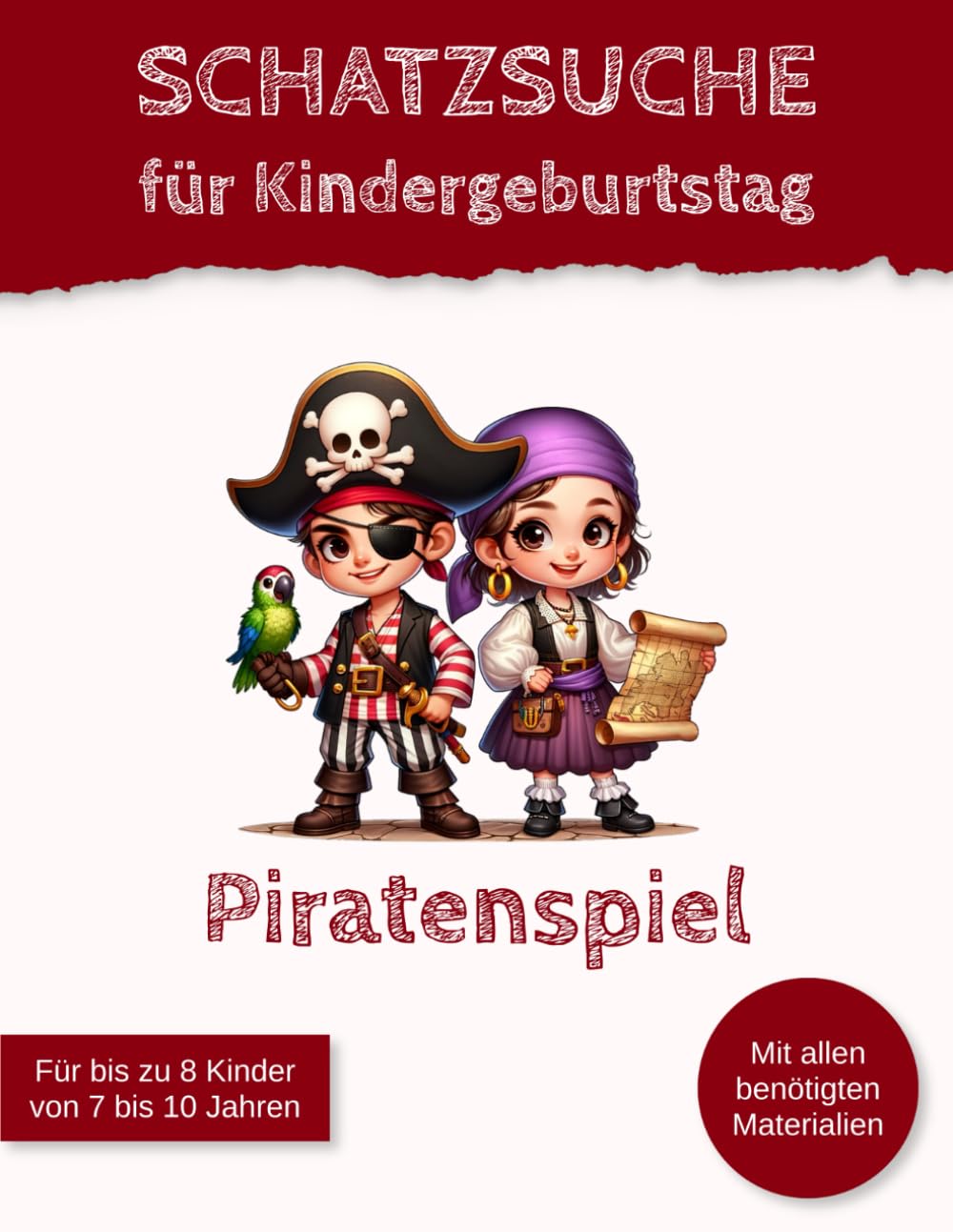 Schatzsuche für Kindergeburtstag Piratenspiel: Schnitzeljagd für Grundschüler (Kindergeburtstagsspiele) Novels & Short Stories