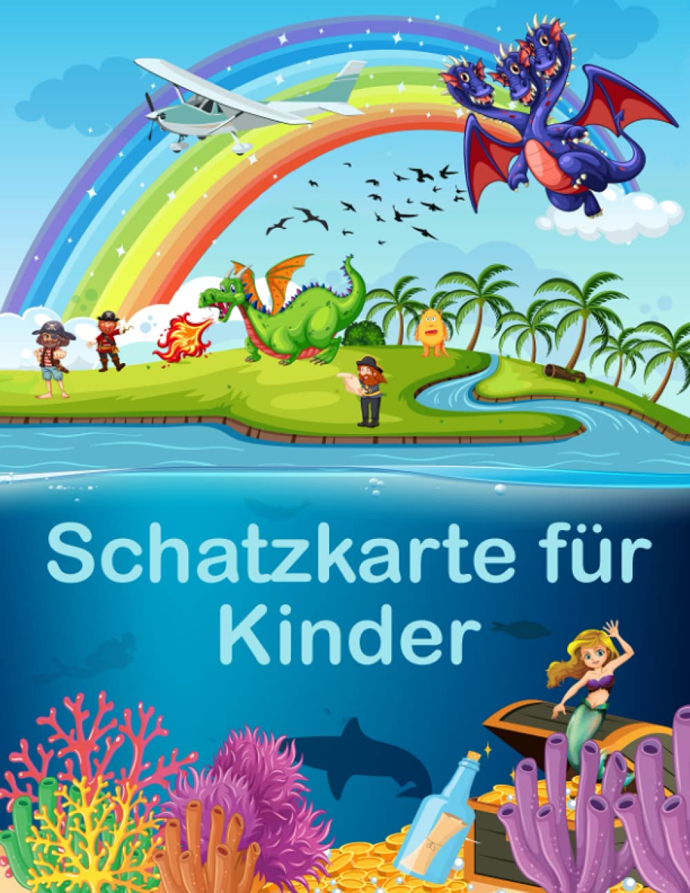 Schatzkarte für Kinder: Schatzsuche der Legendäre Piratenschatz | Schnitzeljagd Set | Rätselgeschichte mit Helden, Piraten & Kriegern für Kinder erstellen Books
