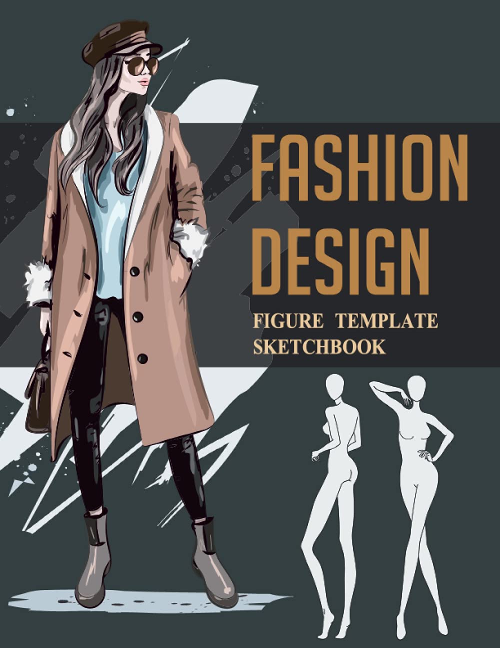Fashion Design Figure Template Sketchbook: 470 Large Female Figure Template for Sketching Your Fashion Design Styles | Easy to Create Your Unique ... Drawing Book (AAJ1: Two model for per pages.) Film, Art & Culture