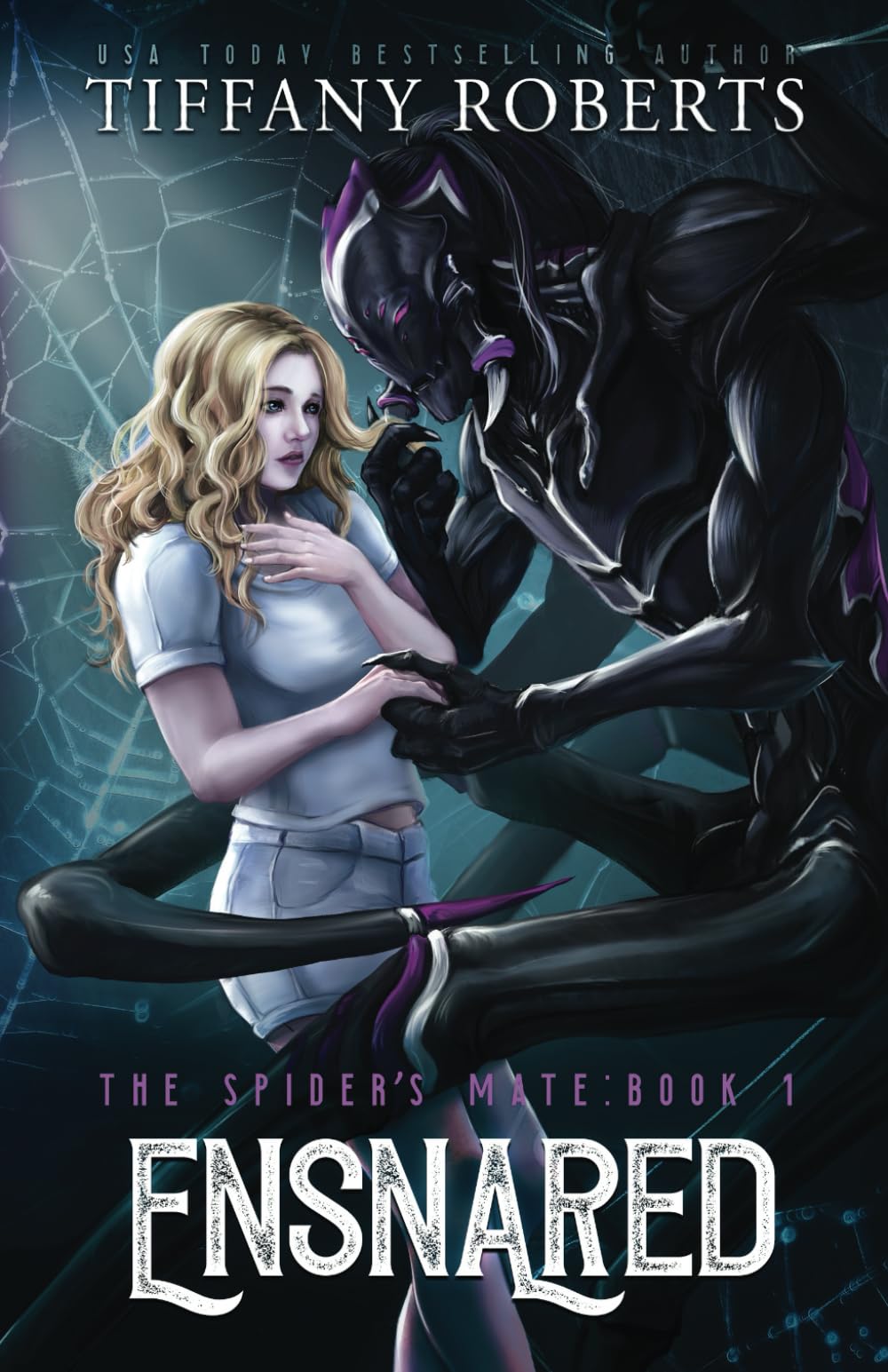 Ensnared: An Alien Romance Trilogy (The Spider's Mate, Band 1) Eroticism