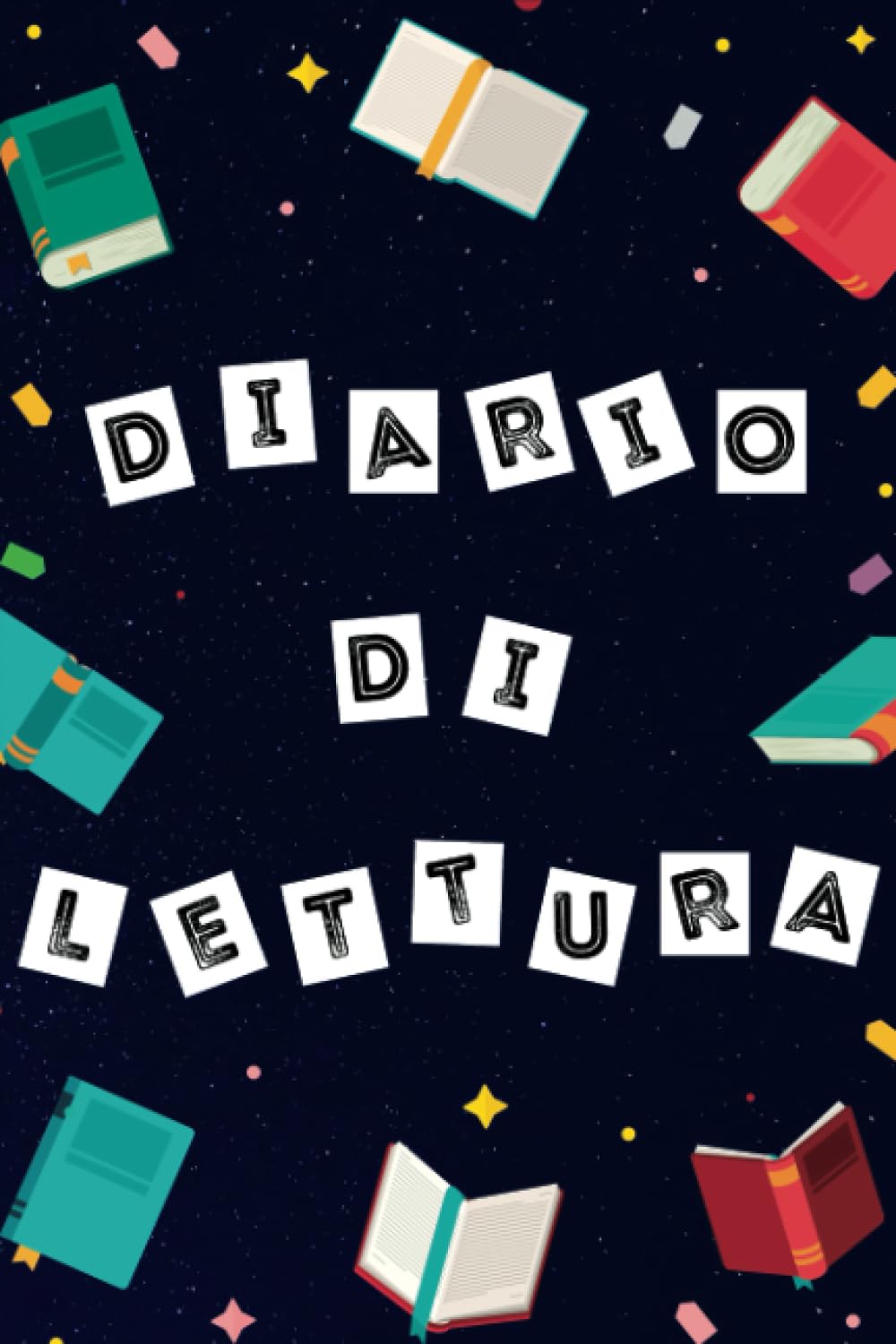 Diario di lettura: Agenda di lettura, Quaderno delle letture, Tieni traccia dei tuoi libri e delle tue recensioni ''15,24 x 22,86 cm" - 100 pagine. book