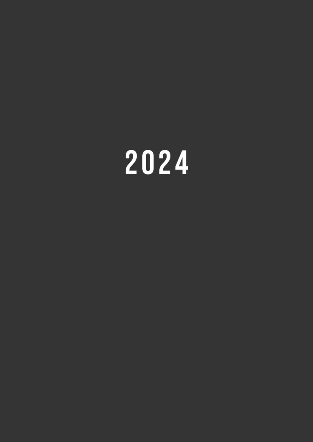 2024: Terminkalender mit Uhrzeiten 5 bis 23h Tag | 1 Woche auf 2 Seiten mit Zeit | A4 Wochenplaner mit Zeiteinteilung | Kalenderbuch Planer Organizer ... Buchkalender Jahresplaner | Soft-Cover Grau General education