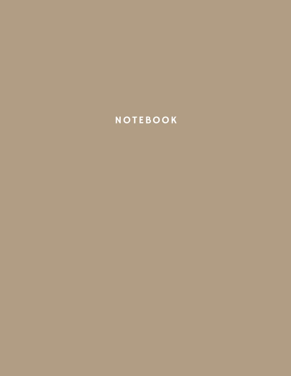 Notebook: Classic Beige Notebook: 8.5"x11" 150 Pages Notebook, 150 Pages 8.5"x11" Journal, College Ruled Lined Interior, For Office, For School, For Work, For Personal Lifestyle