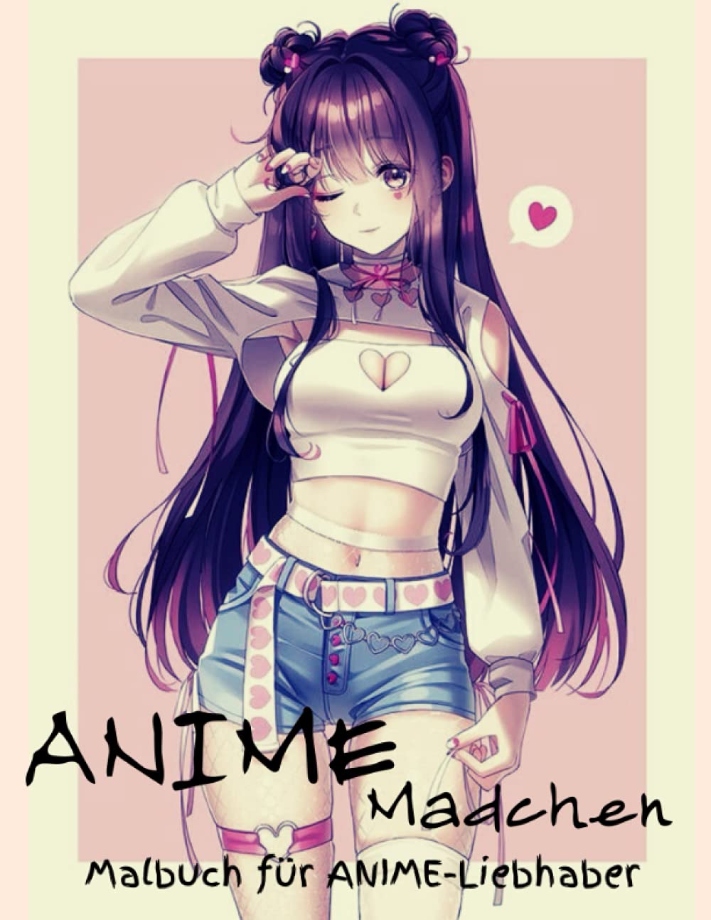 ANIME Mädchen Malbuch für ANIME-Liebhaber: Erstaunliche 50 Anime-und Manga-Charaktere | Schöne Shojo und Josei Illustrationen, Niedliche ... Manga-Anime-Farbseiten | Anime-Manga-Malbuch Manga