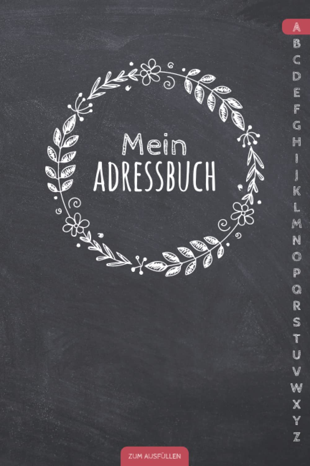 Mein Adressbuch: Handliches Kontaktbuch mit Telefonregister und Geburtstagskalender | Schwarzes Telefonbuch klein DIN A5 | Register A-Z alphabetisch | ... Adresse, Geburtstag | Schlichtes Design Business, Finance & Career