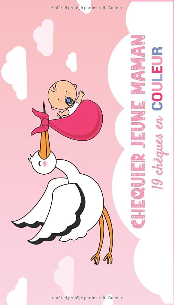 Chéquier Jeune Maman | 19 Chèques en Couleur: Cadeau de Naissance pour Maman | Livre de bons à offrir à la Future Maman Pendant la Grossesse, à l’arrivée de Bébé ou pour une Baby Shower Parents & Children