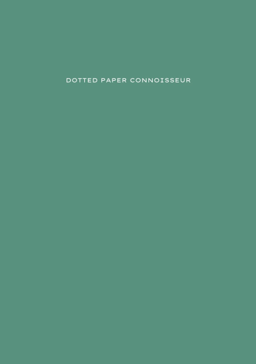 Dotted Paper Connoisseur: Dot Grid Notebook A5 Sage Green for Muji lovers. No Bleed, Numbered Pages, Blank, Small, Dotted Matrix, Dotted Grid Bullet Journal Film, Art & Culture