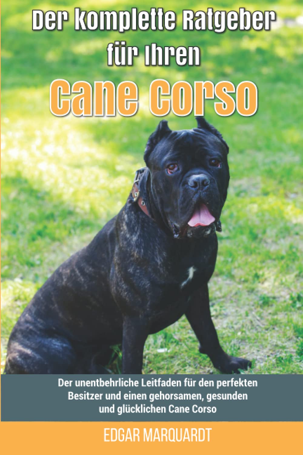 Der komplette Ratgeber für Ihren Cane Corso: Der unentbehrliche Leitfaden für den perfekten Besitzer und einen gehorsamen, gesunden und glücklichen Cane Corso Pets