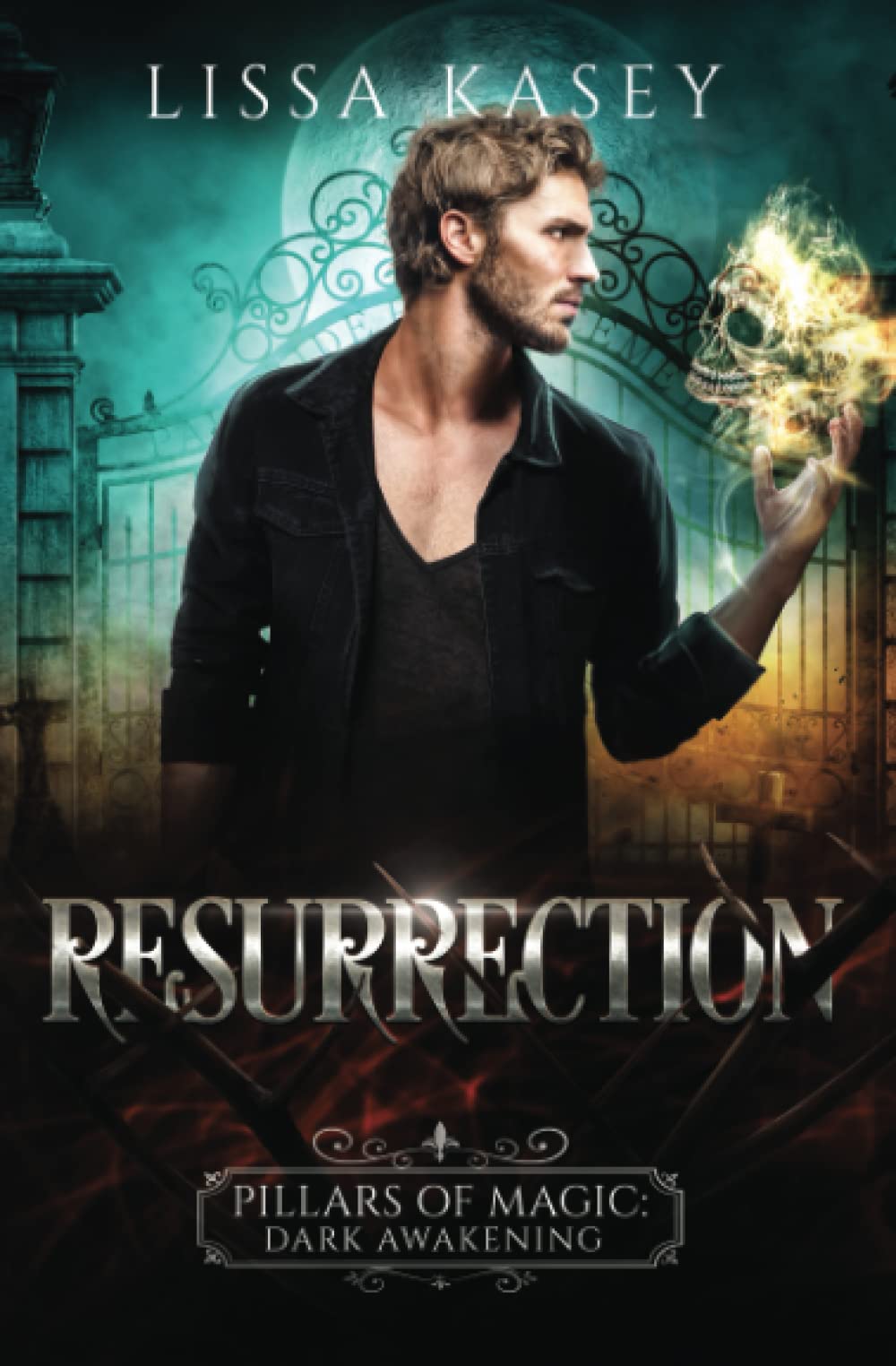 Resurrection: Gay Urban Fantasy Romantic Mystery (Pillars of Magic: Dark Awakening, Band 1) Dark Fantasy