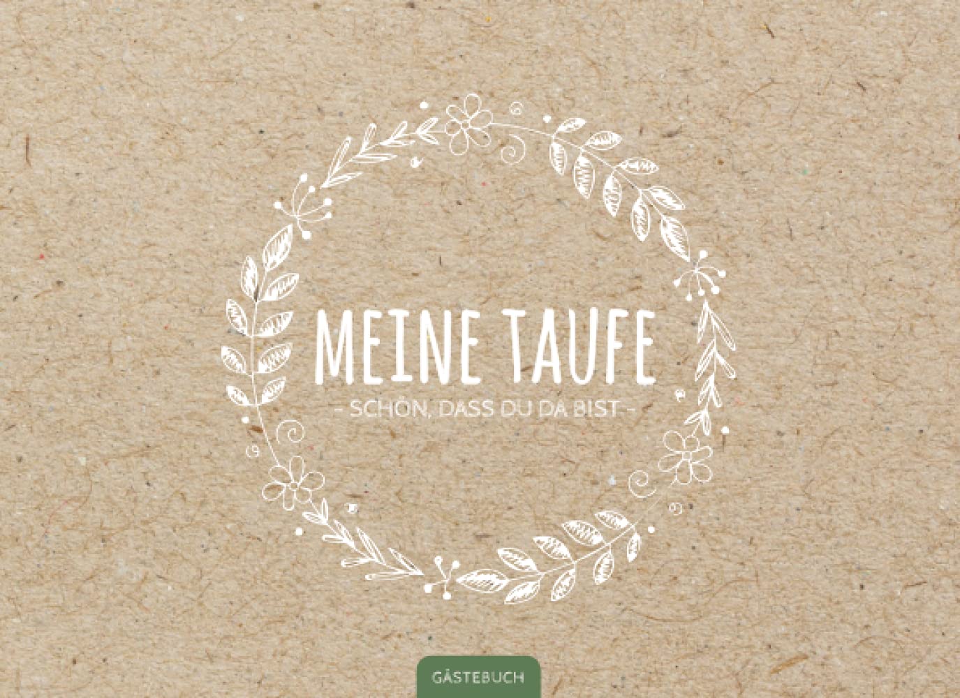 Gästebuch Taufe: Liebevoll gestaltetes Gästebuch für die Taufe | Das Taufbuch ist ein schönes Gastgeschenk zur Taufe | Taufalbum Geschenk Jungen & Mädchen Parents & Children