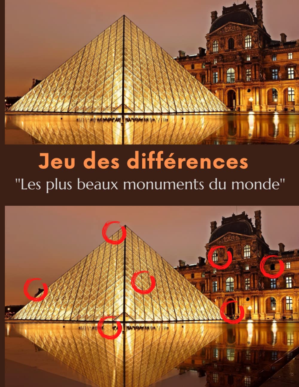 Jeu des différences: Les plus beaux monument du monde à (re)découvrir avec le jeu des differences pour adolescent, adulte ou senior | Cherche et ... pour les ados, adultes et personnes âgées Film, Art & Culture